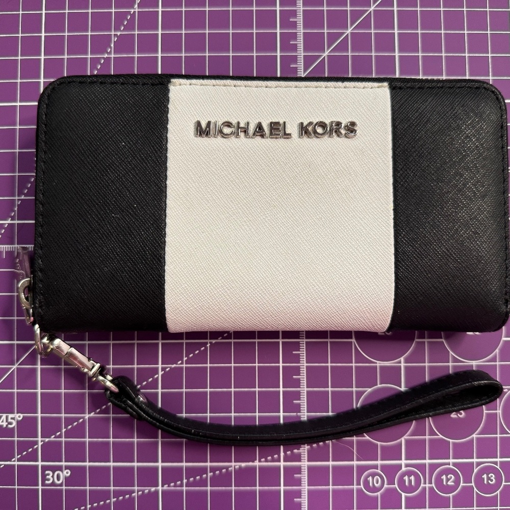 Michael Kors Black and White Wallet